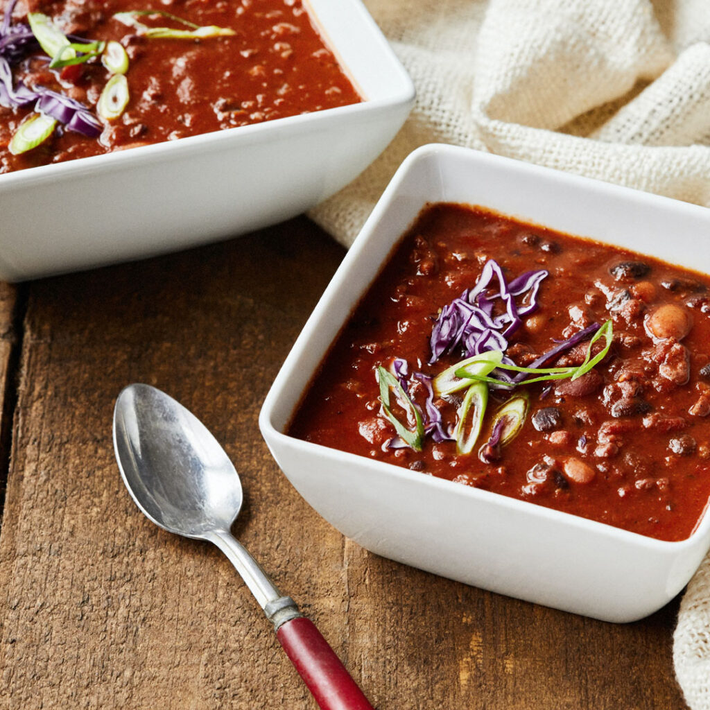 Healthy three Bean Chili